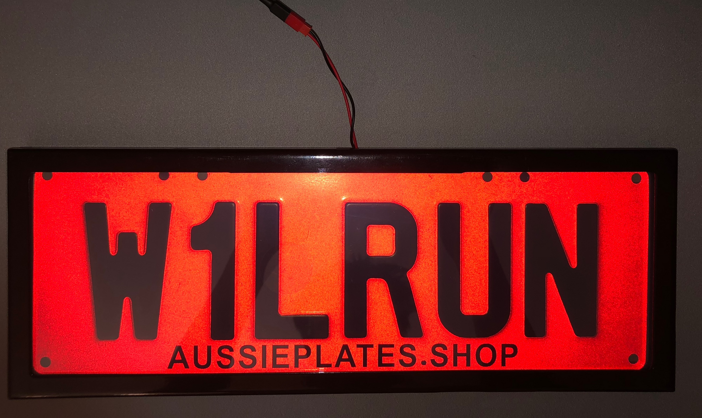 Aussie Plate V1 x2 (Front and Back) Regular Plates
