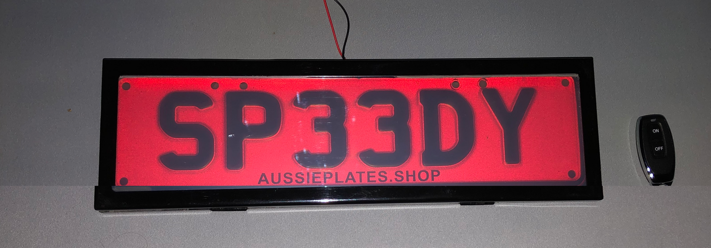 Aussie Plate V1 x2 (Front and Back) Regular Plates/SlimLine