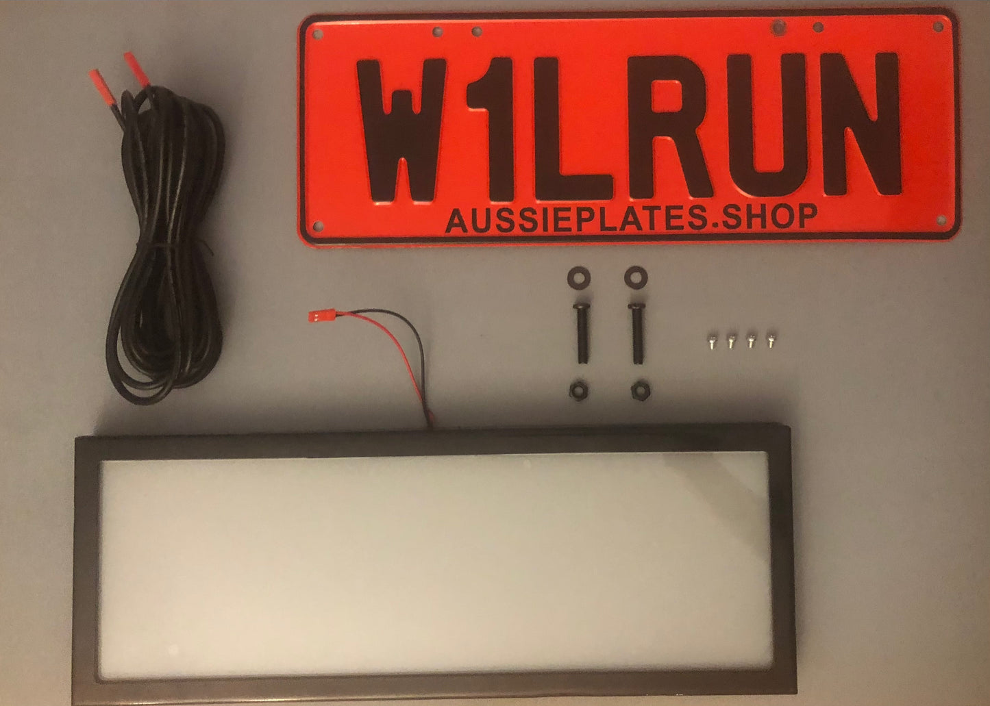 Aussie Plate V1 x2 (Front and Back) Regular Plates/SlimLine